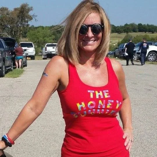 Fine Texas MILF Patty sure loved having her huge fakies publicly exposed on camera image 10