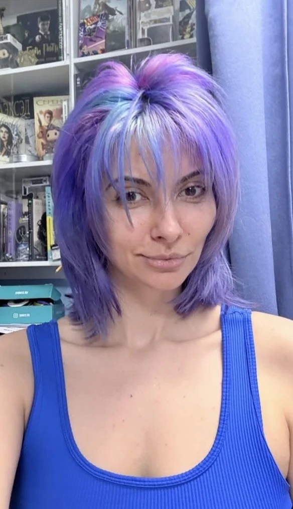 Meaty Russian Cosplayer Annet Blue Wolf image 18