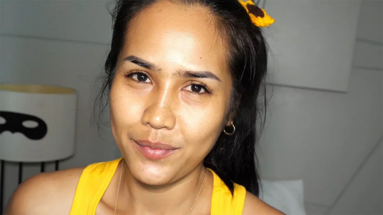POV blowjob from sexy Thai MILF wife image 1