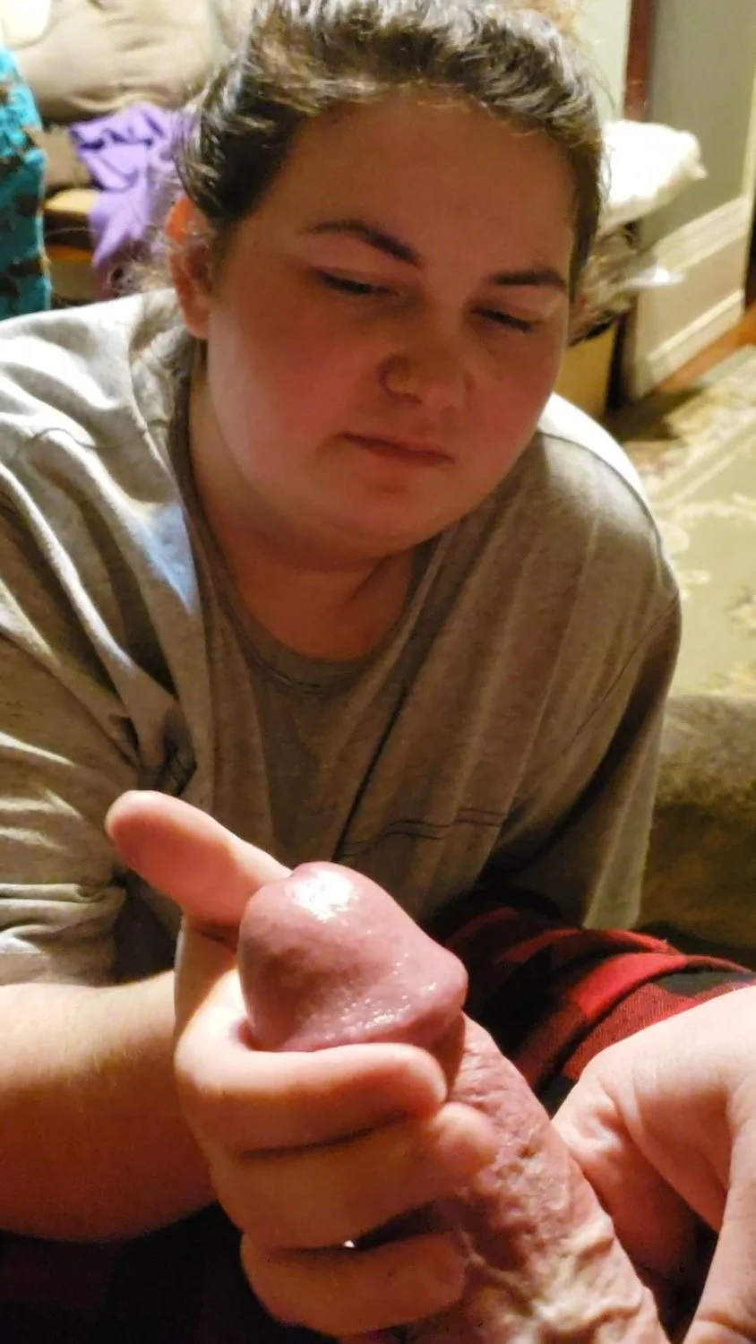 Nicole watching, takes a cum shot in her mouth image 4