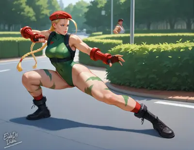 [Street Fighter] Ryu fucks Cammy after fight cover image
