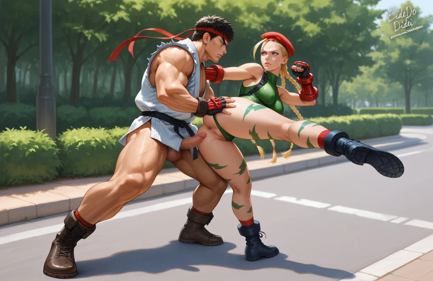 [Street Fighter] Ryu fucks Cammy after fight image 12