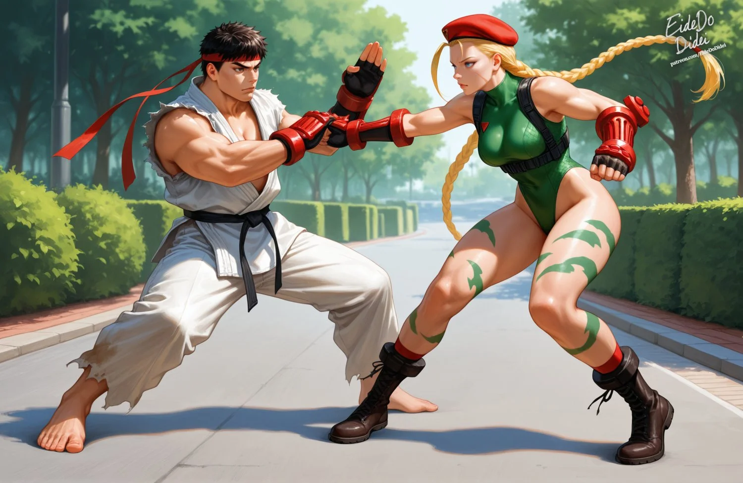 [Street Fighter] Ryu fucks Cammy after fight image 2