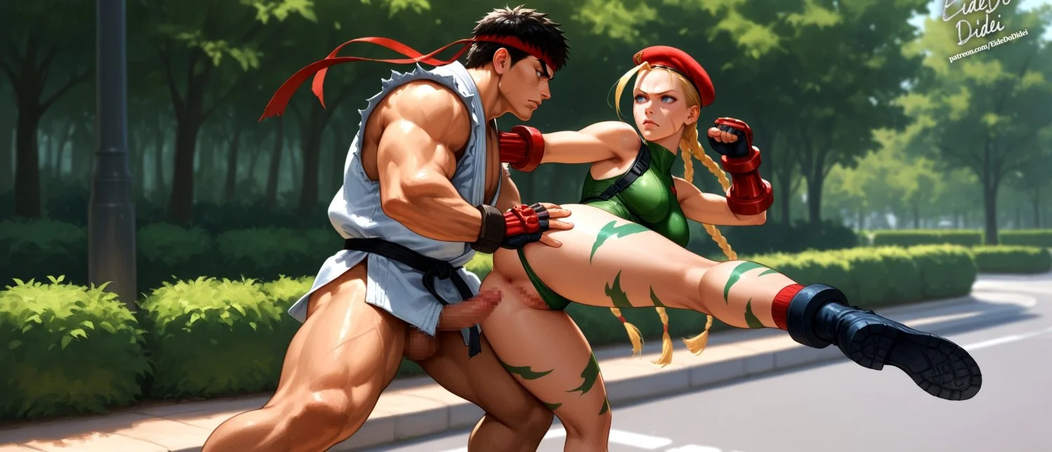 [Street Fighter] Ryu fucks Cammy after fight image 21