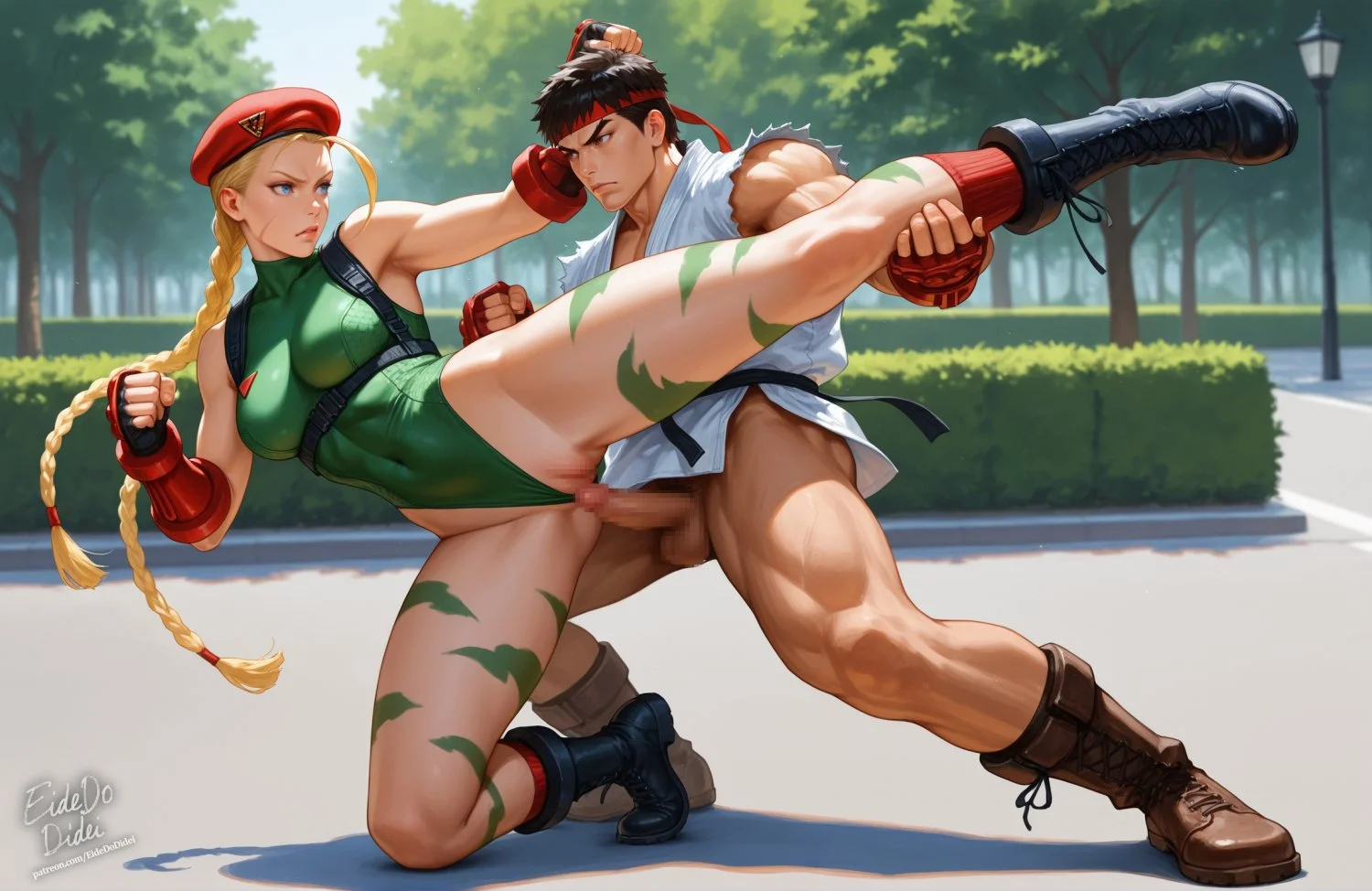 [Street Fighter] Ryu fucks Cammy after fight image 6