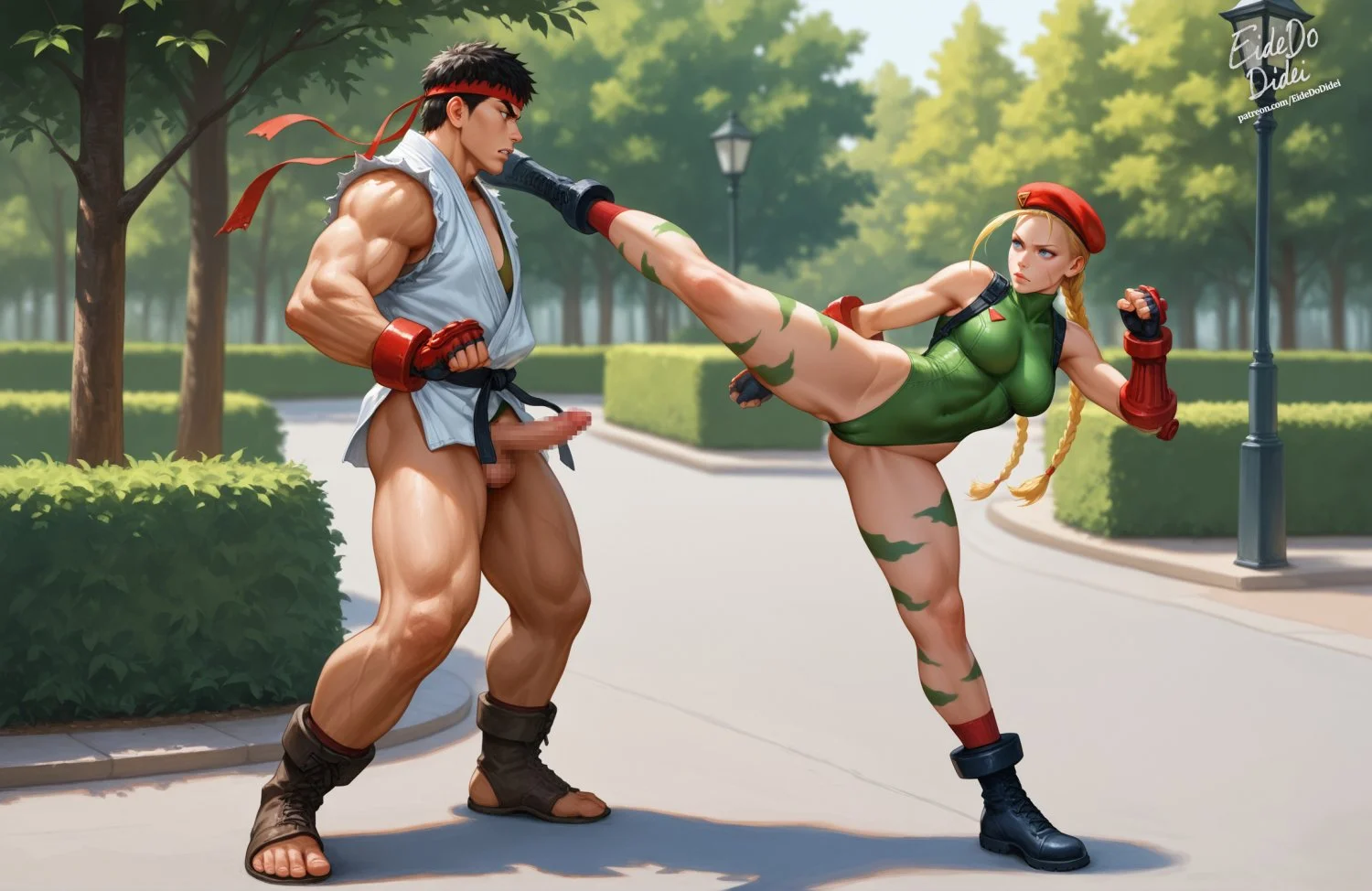 [Street Fighter] Ryu fucks Cammy after fight image 7