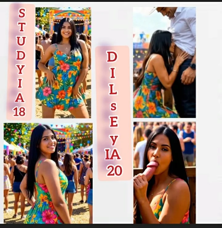 DilseyIA 20/ Novinha safada do cuzão no boquete durante a balada/ É iA main image