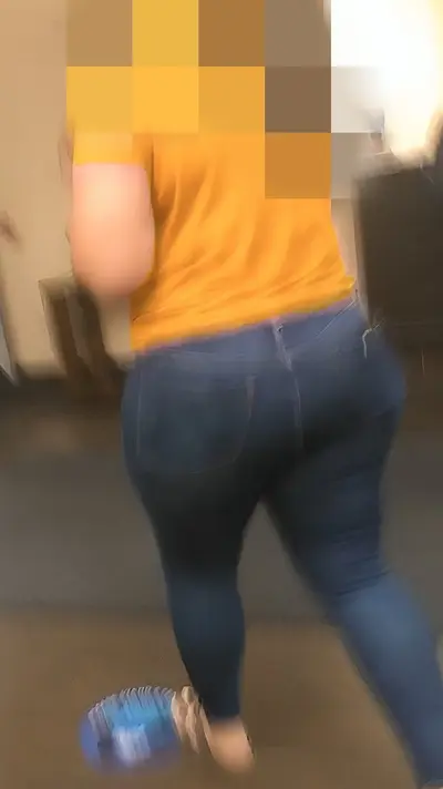 Tb to these creepshots of my moms fat ass after dinner cover image