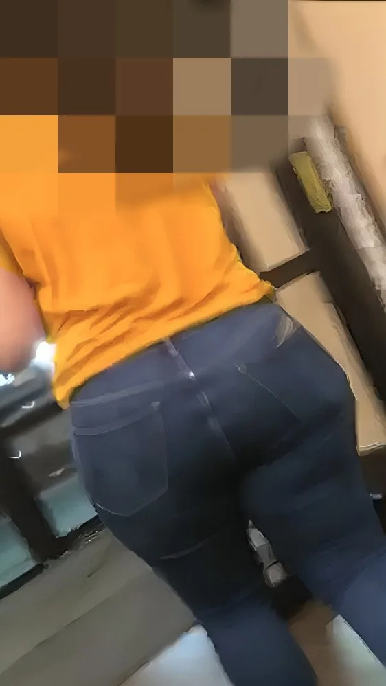 Tb to these creepshots of my moms fat ass after dinner image 8