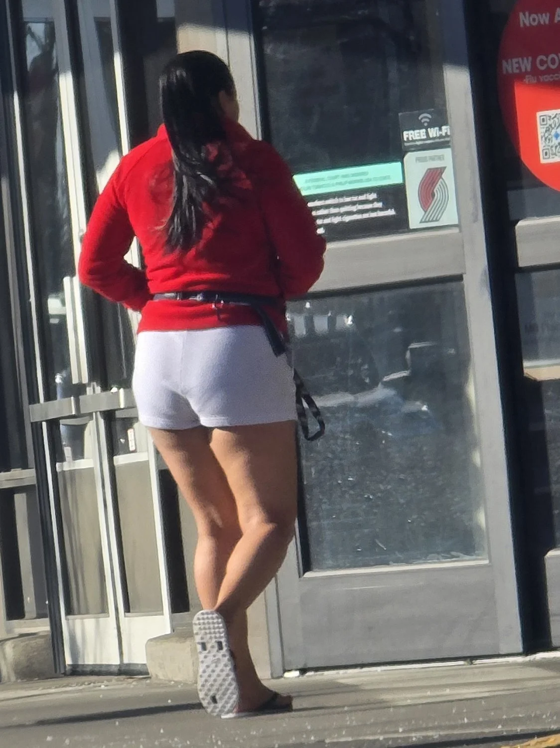 Ass in shorts image 10