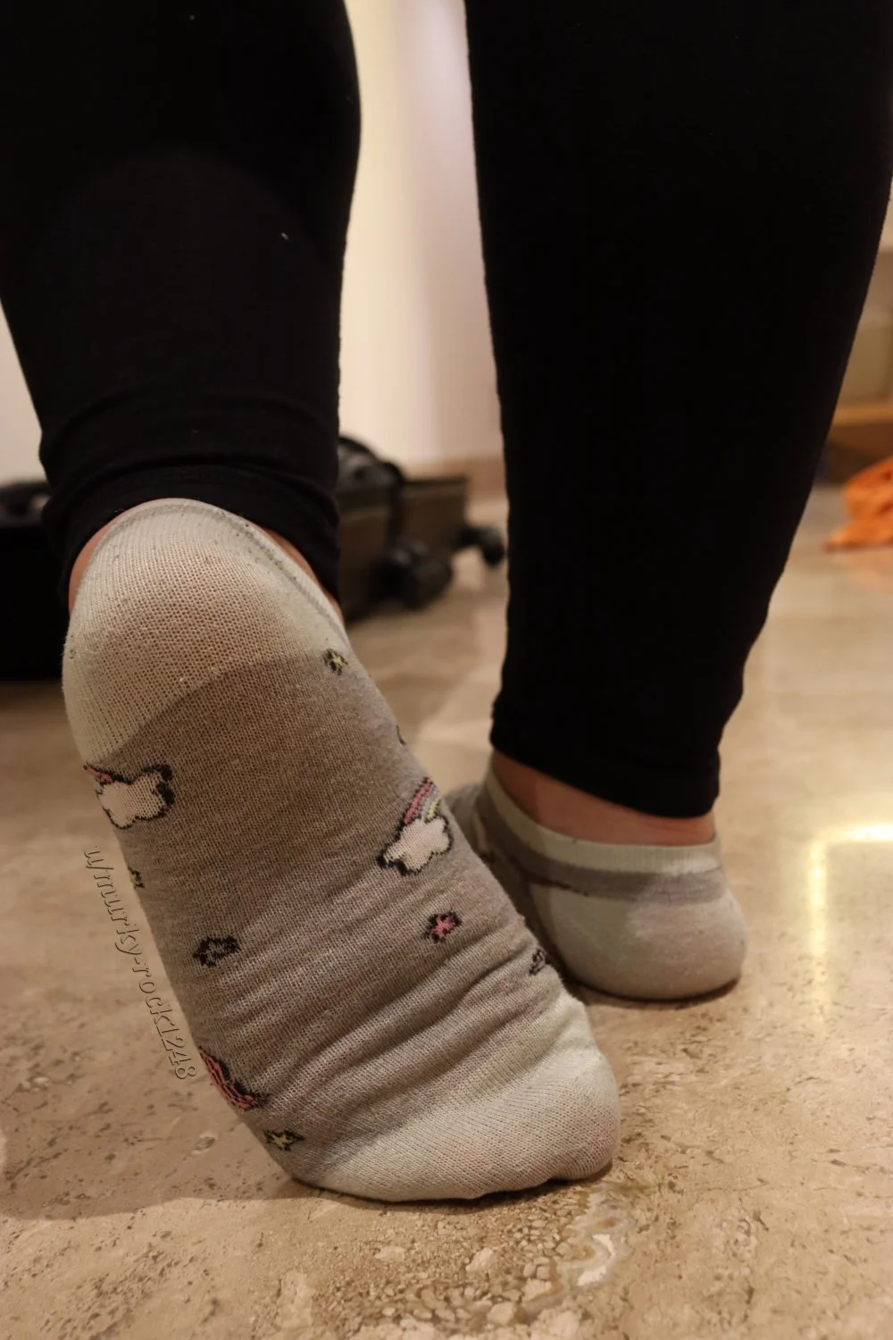 Girlfriends sweaty socks image 2