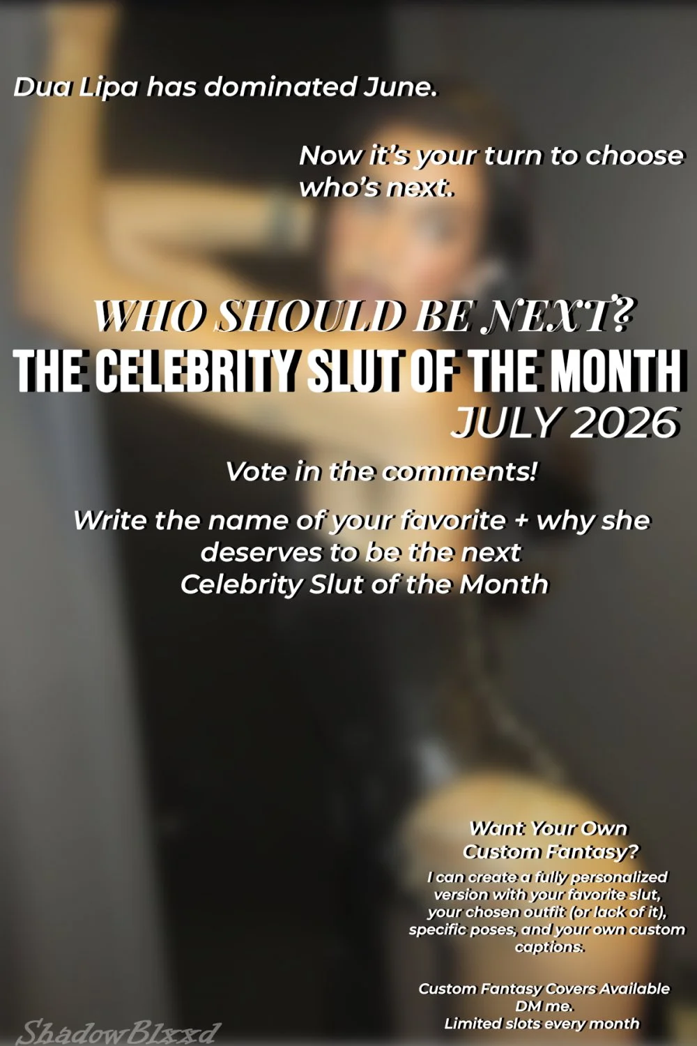 Celebrity Slut of The Month June 2026: Dua Lipa (Prototype) image 8