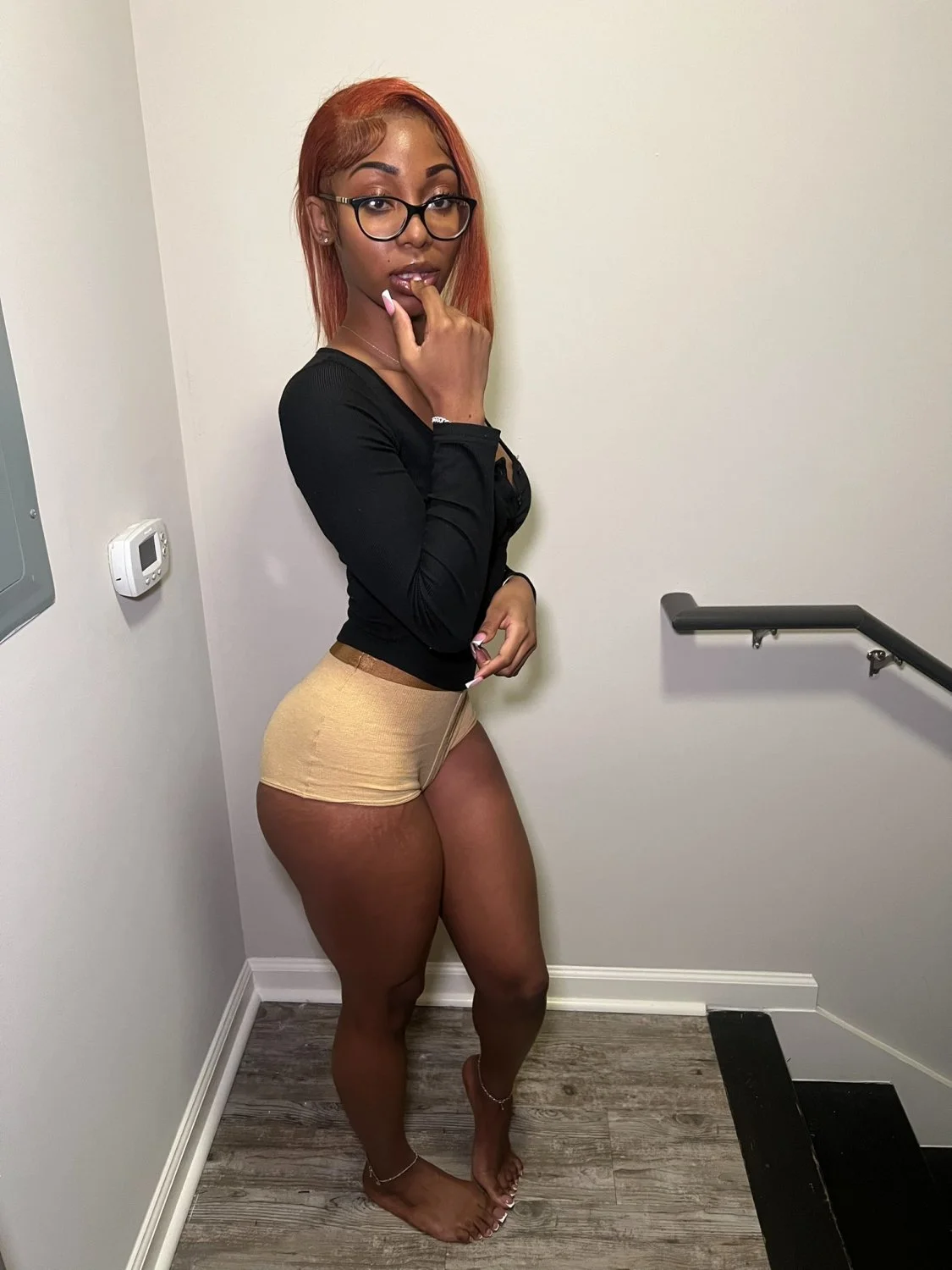 Sexy hot Ebony with phat pussy print 🥵🍑🔥 image 11