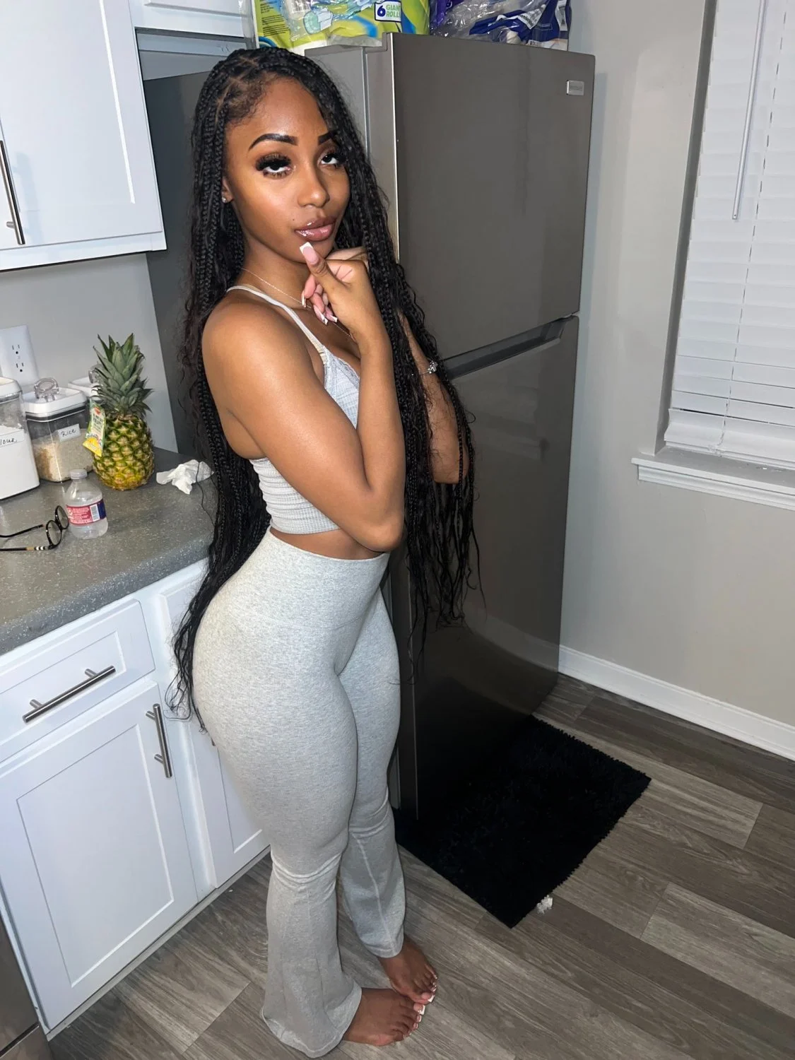 Sexy hot Ebony with phat pussy print 🥵🍑🔥 image 25