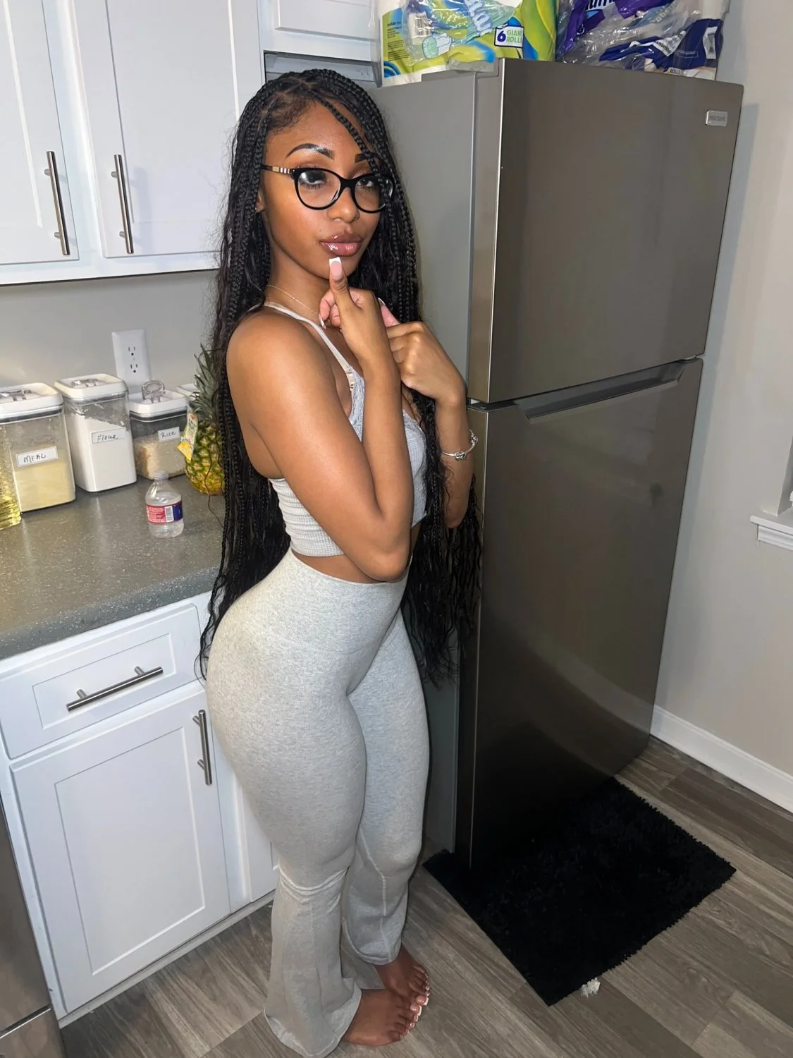 Sexy hot Ebony with phat pussy print 🥵🍑🔥 image 43