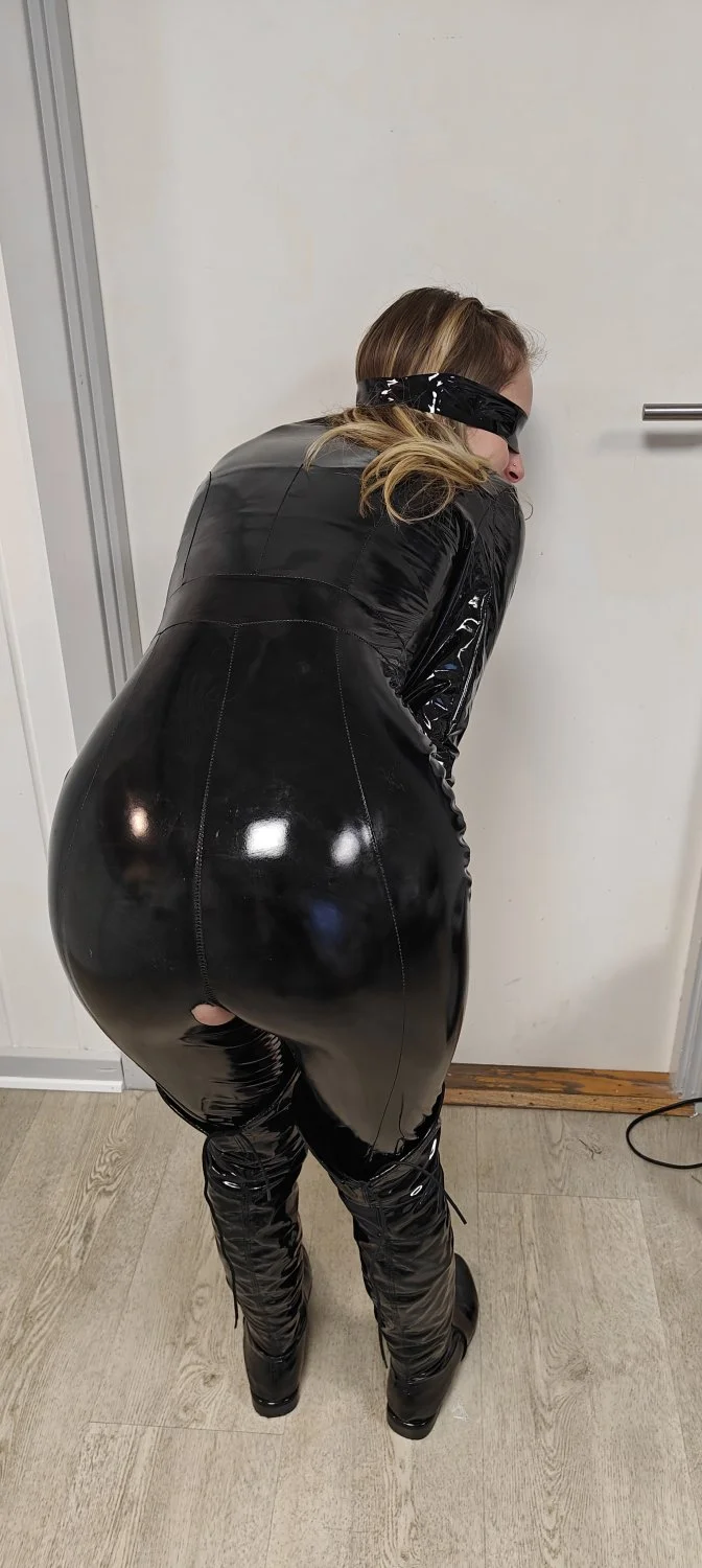 Sexy GF in PVC image 15