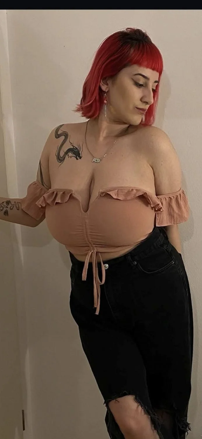 Big tits redhead image 6