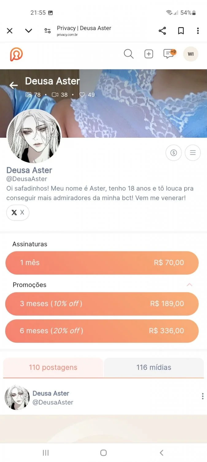 Alguém tem dessa nina mano Deusa_aster main image