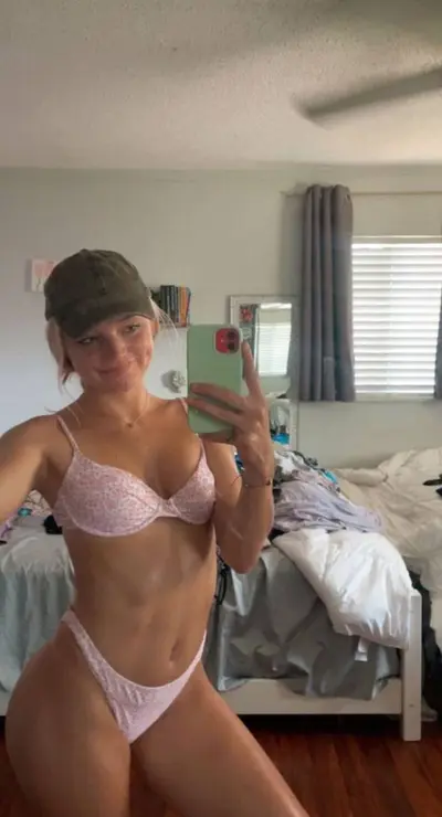 Sexy petite blonde teen Riley cover image