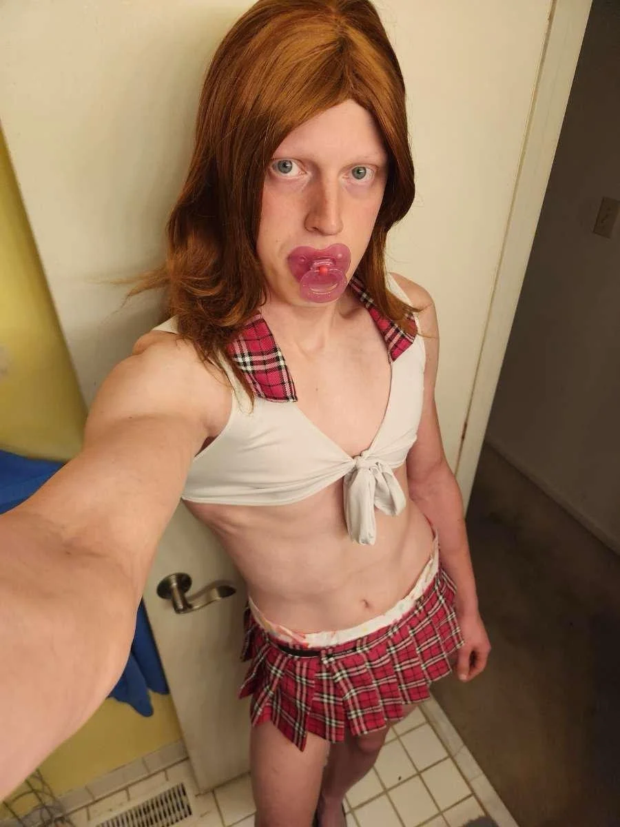 Diapered sissy baby girl image 40