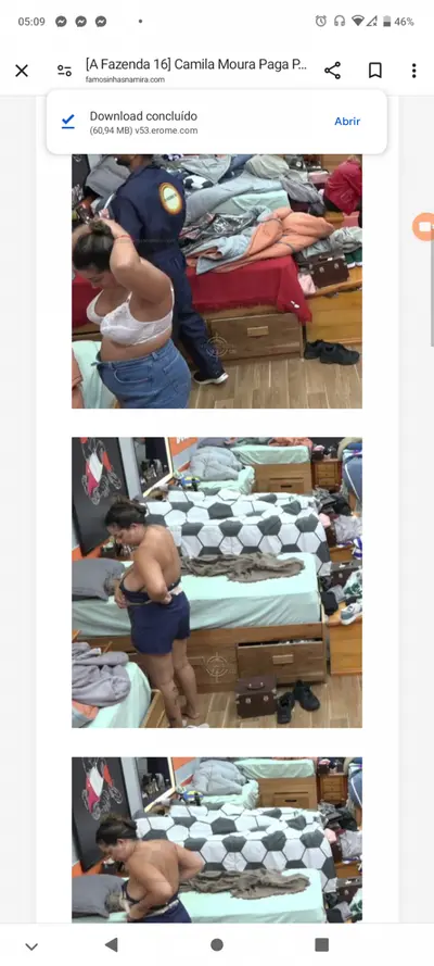 Camila Moura pagando peito na fazenda 16 da Record tv cover image