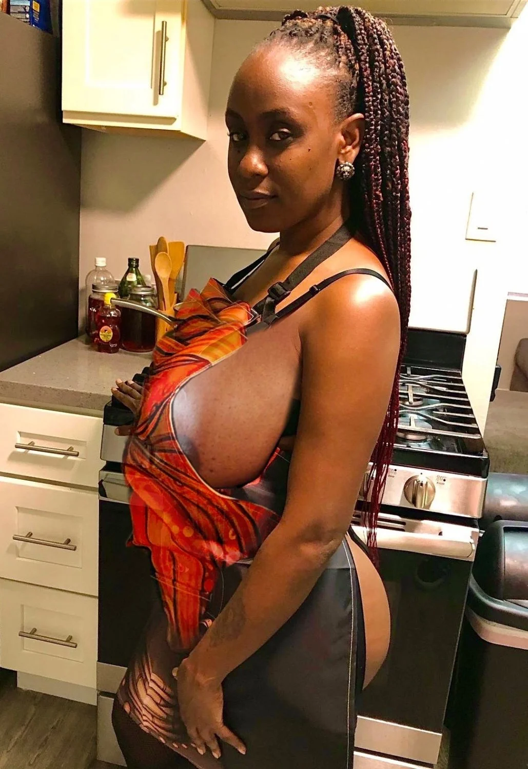 She is cooking now image 10