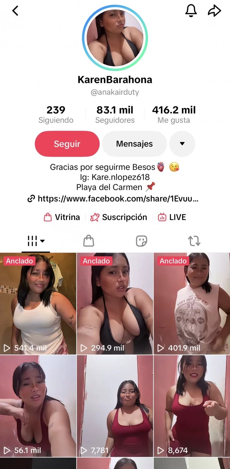 Gordi buena de tiktok bien chichona y con rica panochita y culo main image