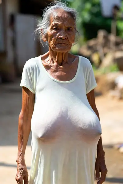 Granny Lan gets wet (AI) cover image