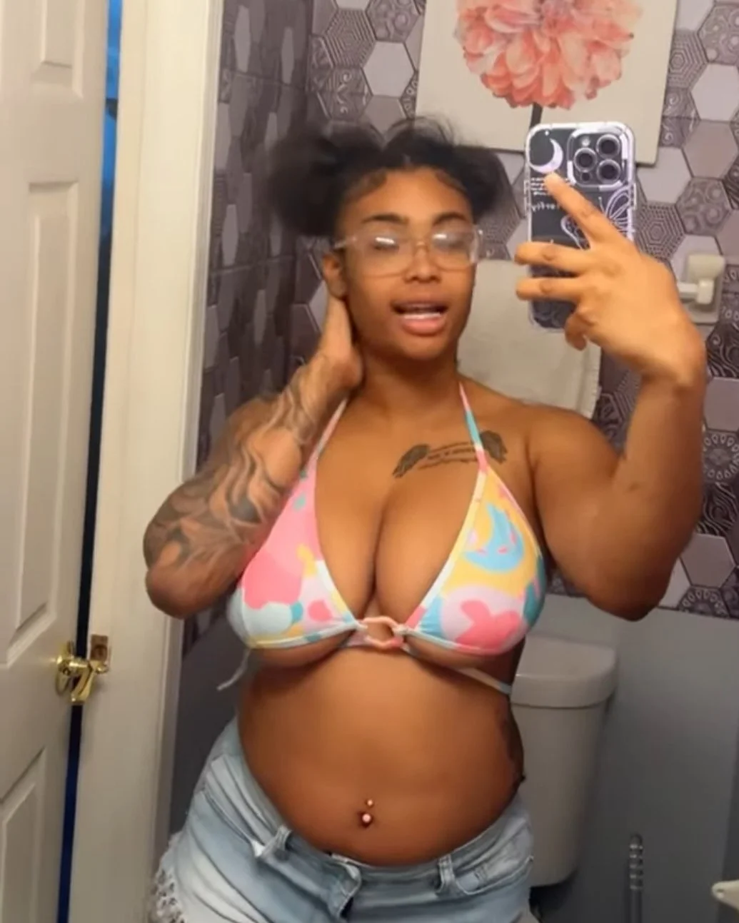 Perfect titty nice and juicy black bitch image 2