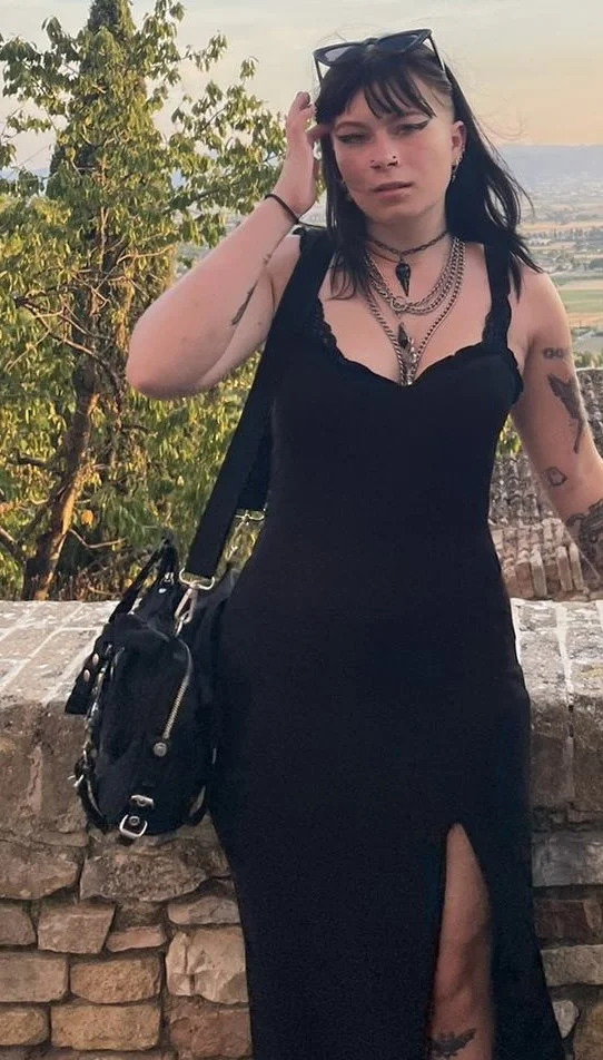 Exposing my German Goth Girl gf image 6