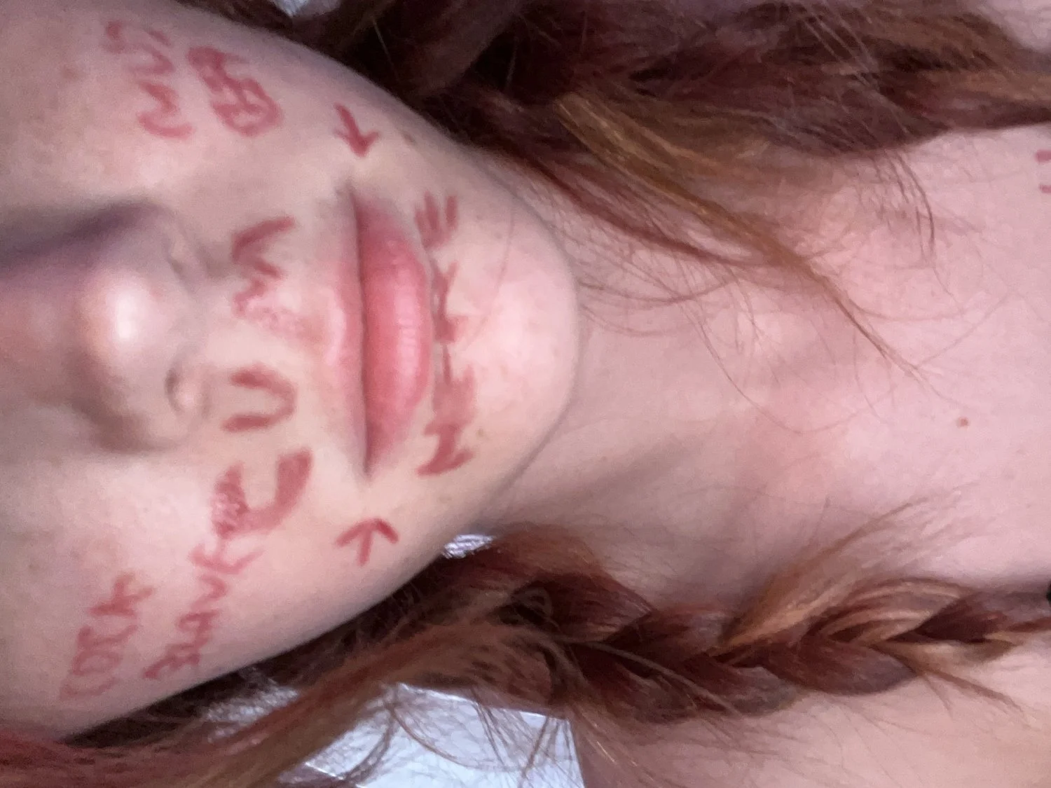 Brainless pig exposed and labeled image 3