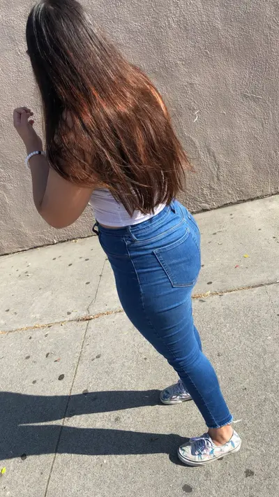Thick latina teen bbw huge jiggly ass cover image