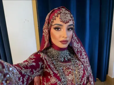 Indian paki bengali hijabi wedding lady twerking like crazy cover image
