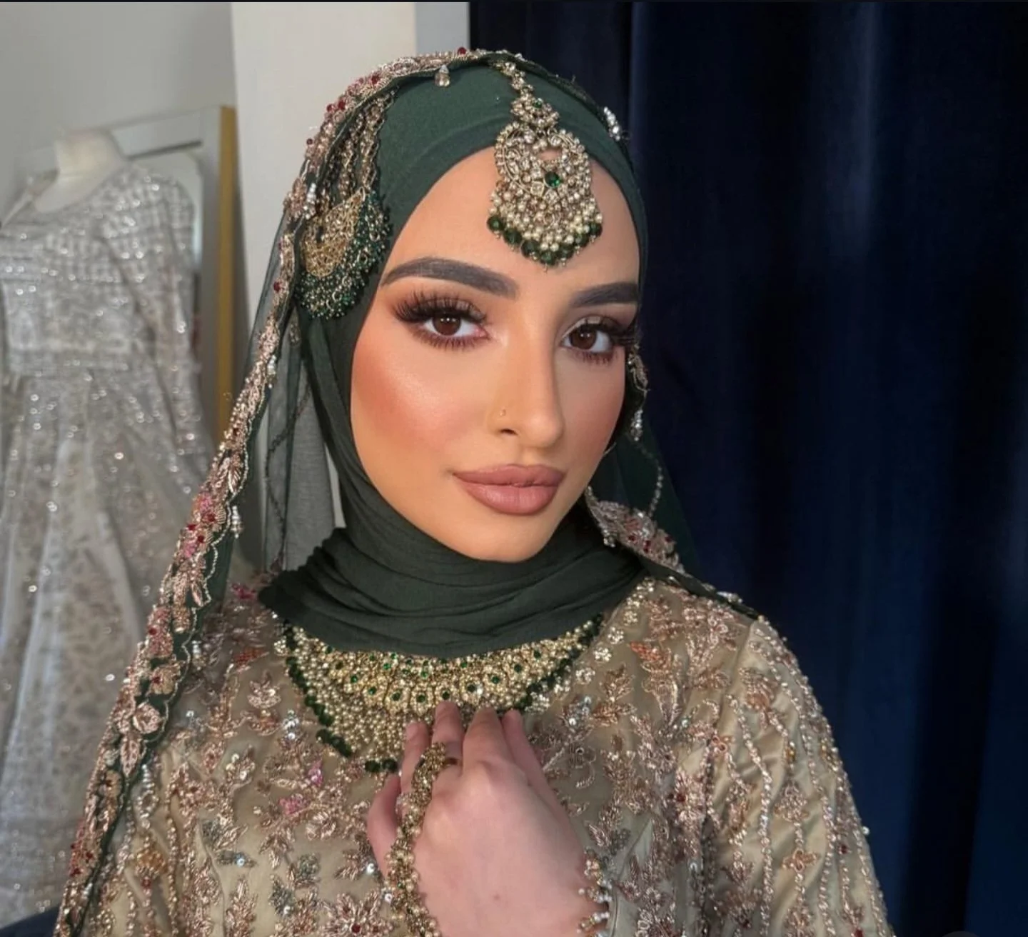 Indian paki bengali hijabi wedding lady twerking like crazy image 2