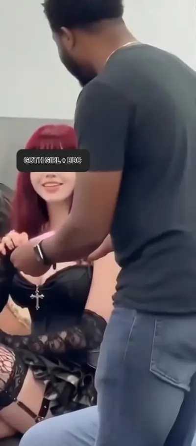 His goth girlfriend and his black friend finally cover image