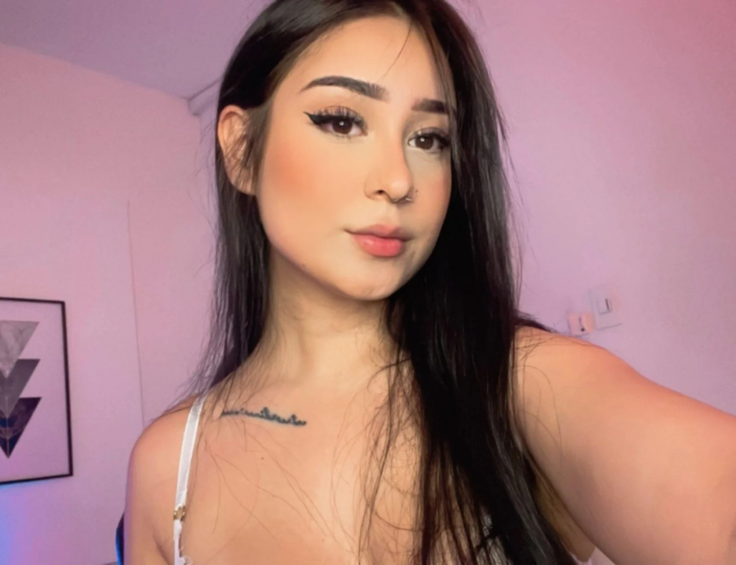 103 - Best Colombian Model Girl Ever - Teen Curvy Hot Masturbation Webcam image 11
