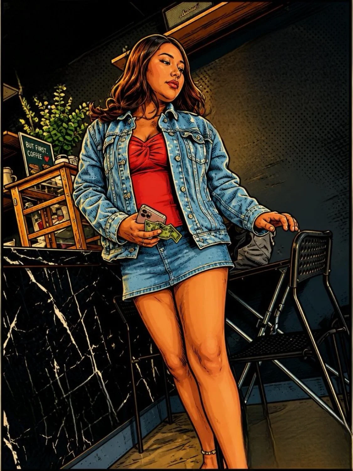 Latina teen up skirt image 18