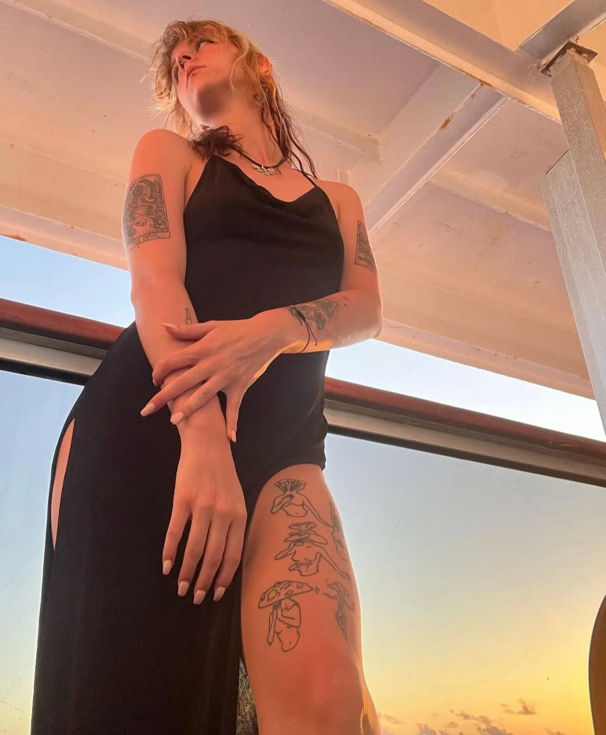 Submitted Goth Webslut Exposed image 18