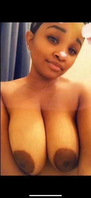 Ebony Mali and her juicy tits given to me by her boyfriend image 9