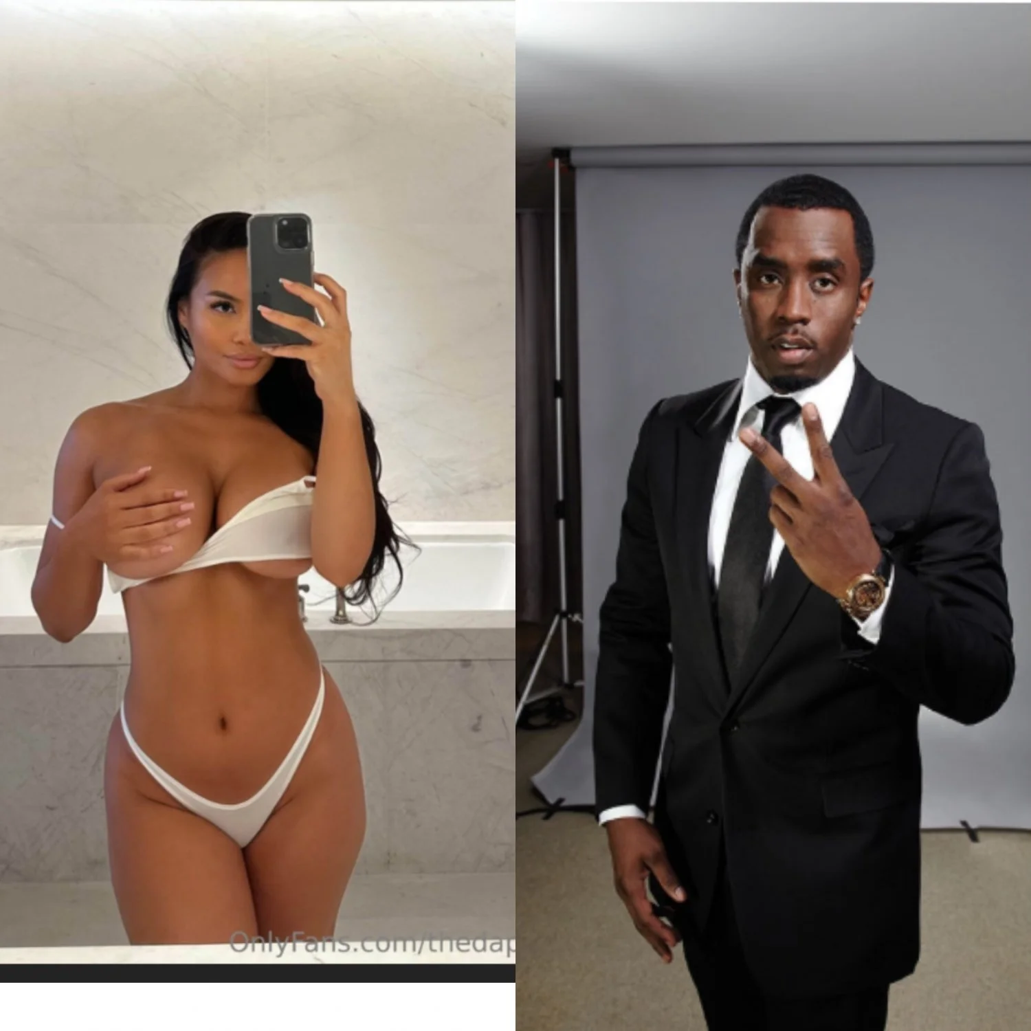 Diddy P.Diddy & 50 cent’s girlfriend daphnejoy sextape xxx leak search search hiphop artist main image