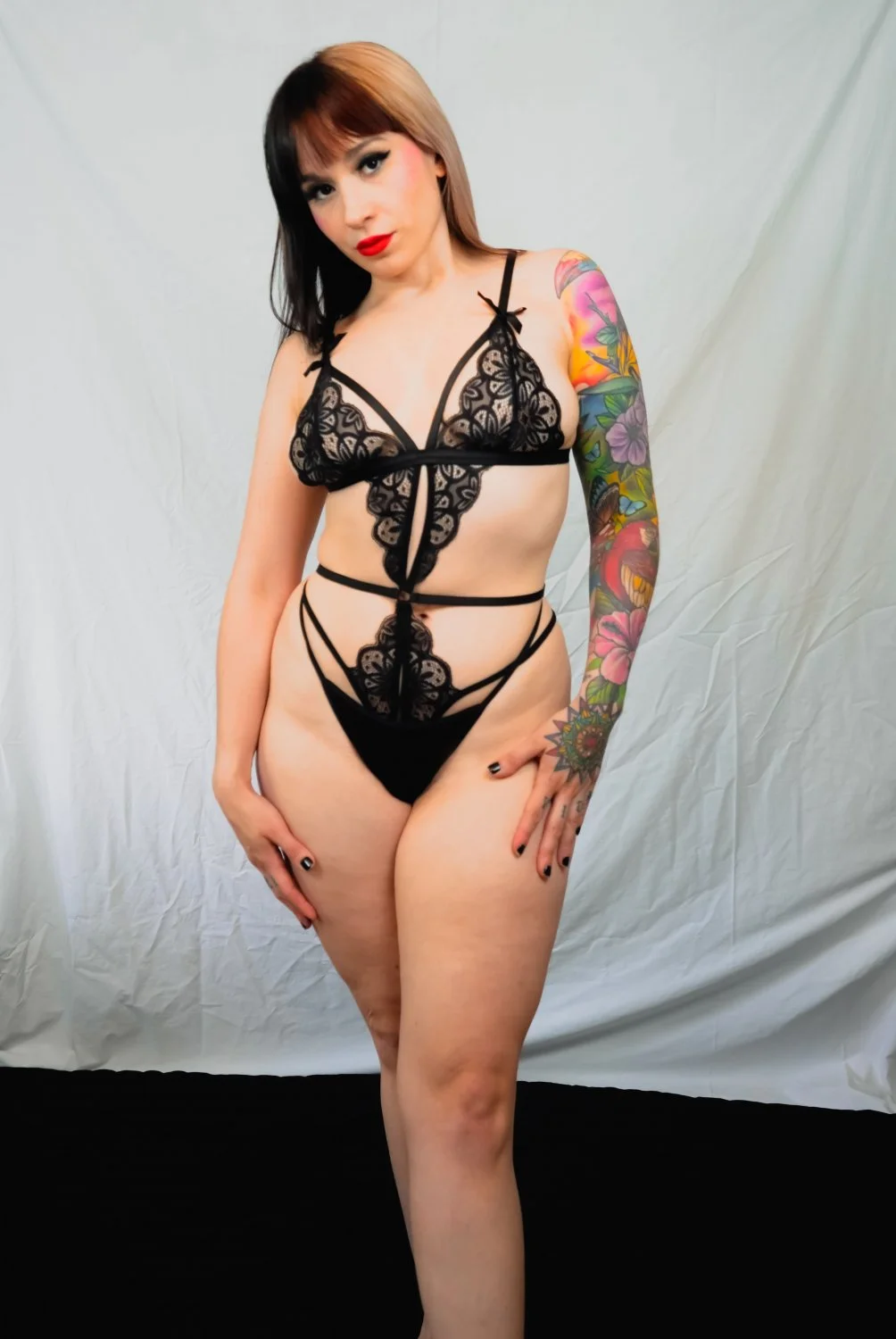 Sunfyretv black lingerie image 12