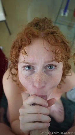 Petite Ginger Sucks Till You Cum image 3