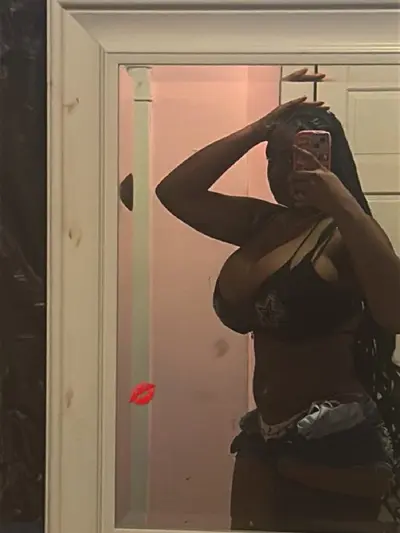 Busty ebony bikini pics cover image