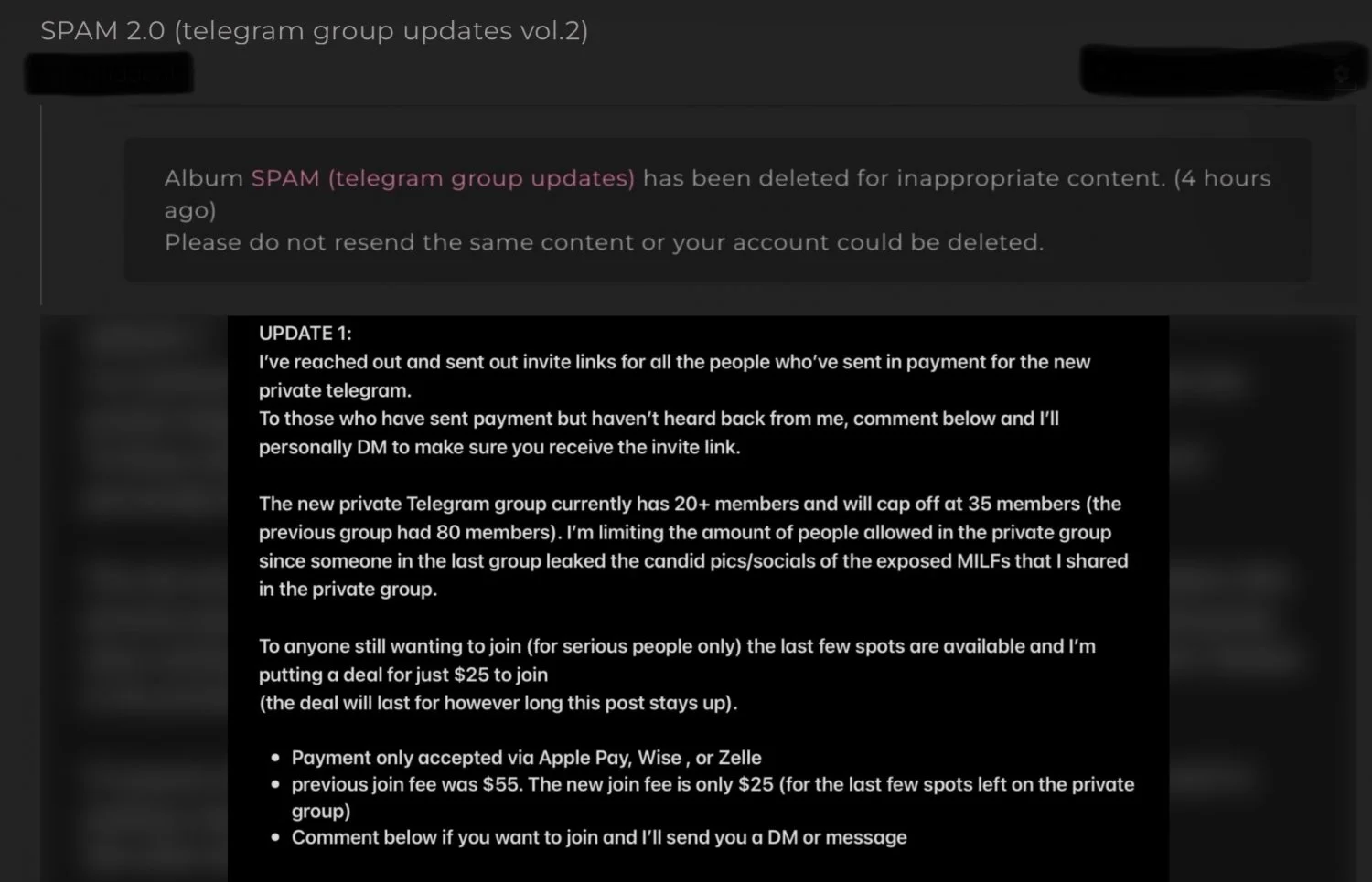follow up to members joining the telegram group main image