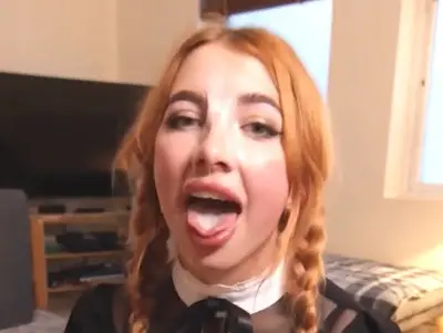 Teen Maid Fuckslut Throated and Facialed cover image