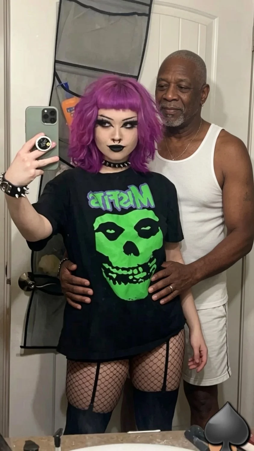 BBC reports: 19 and 20-year-old goth girls submit to older black men they don't want white men loser main image
