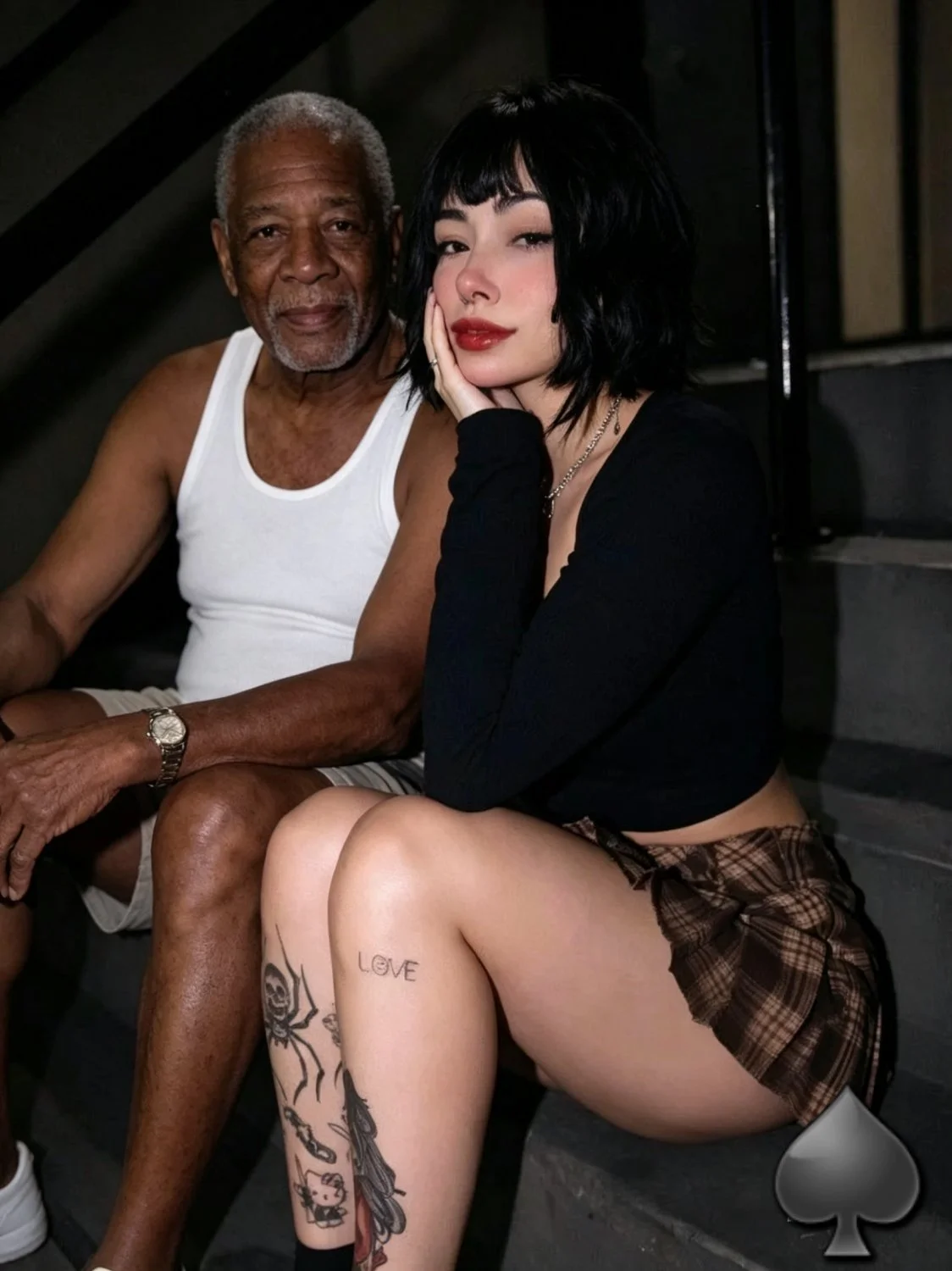 BBC reports: 19 and 20-year-old goth girls submit to older black men they don't want white men loser image 3