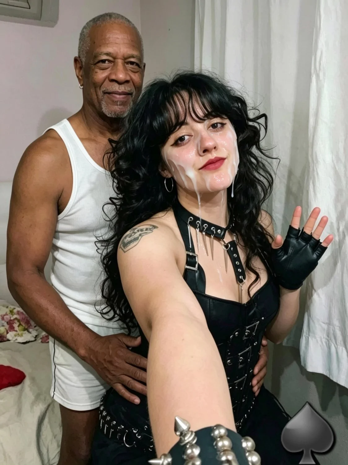 BBC reports: 19 and 20-year-old goth girls submit to older black men they don't want white men loser image 4
