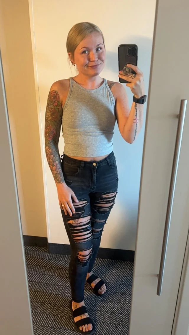 Petite slut wife shared image 11