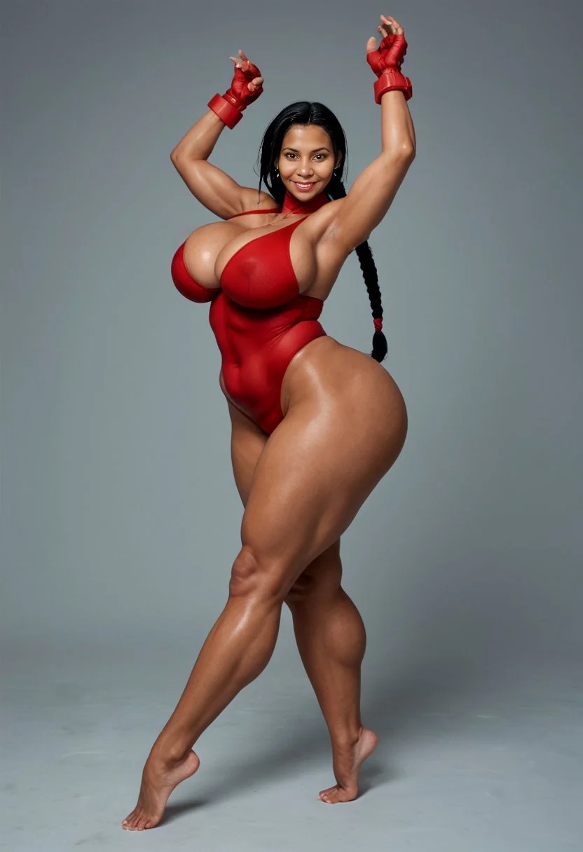 Modelo sensual negra feita na IA - AI - BIGTITS image 10